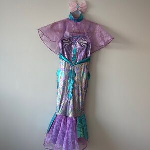 Enchanting Purple and Teal Mermaid Costume for Kids